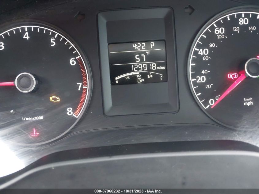 2013 VOLKSWAGEN JETTA 2.0L S - 3VW2K7AJ9DM405387