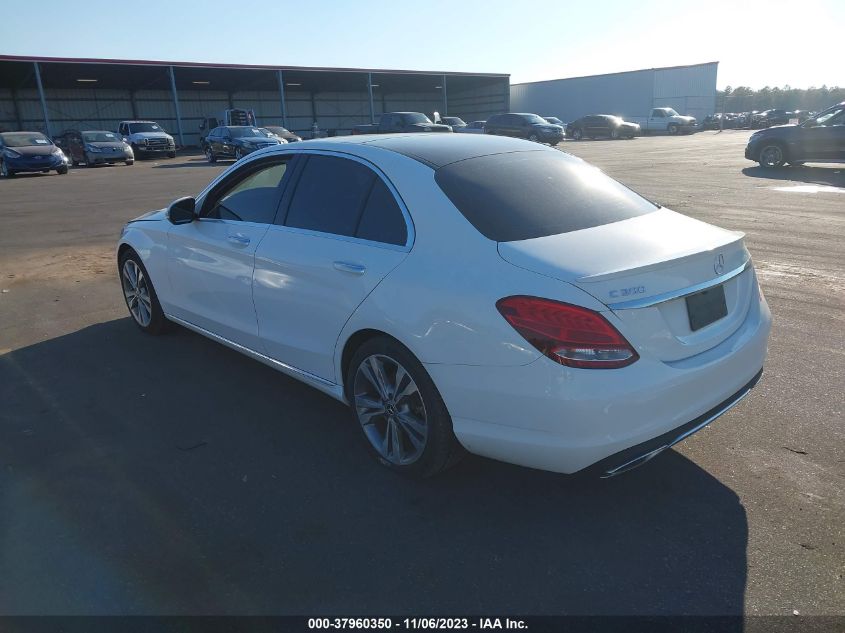 2017 MERCEDES-BENZ C 300 LUXURY/SPORT - 55SWF4JB9HU213492