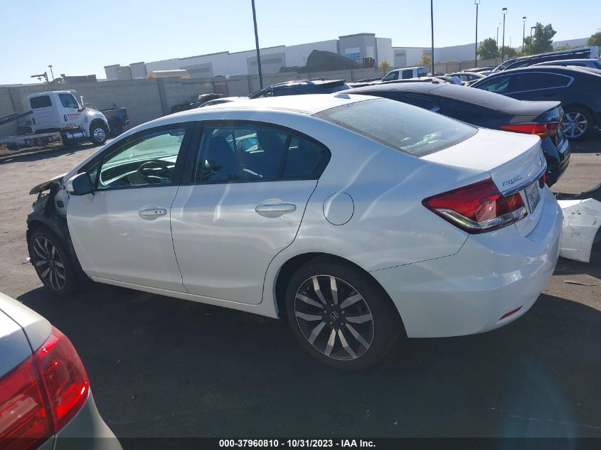 2015 HONDA CIVIC EXL - 19XFB2F94FE258284