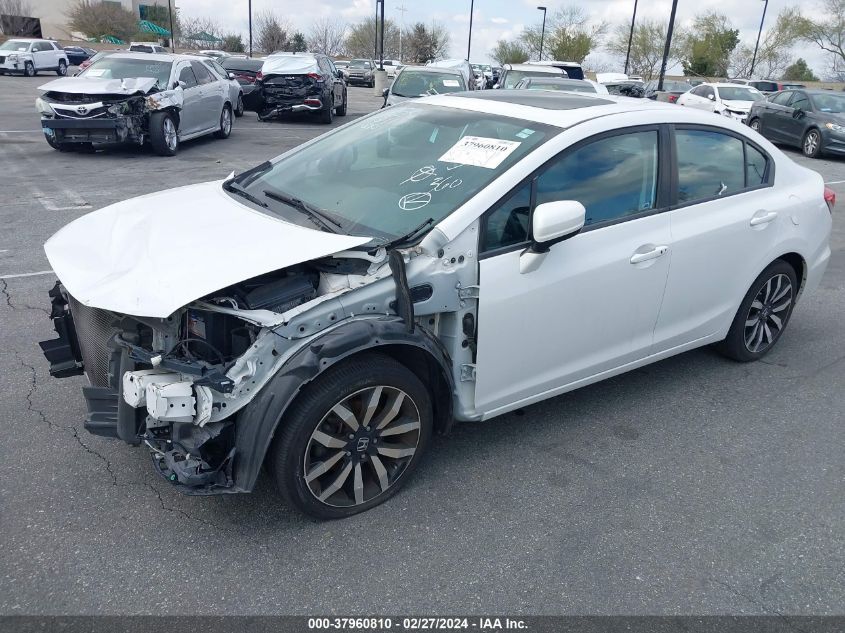 2015 HONDA CIVIC EXL - 19XFB2F94FE258284