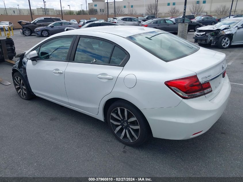 2015 HONDA CIVIC EXL - 19XFB2F94FE258284