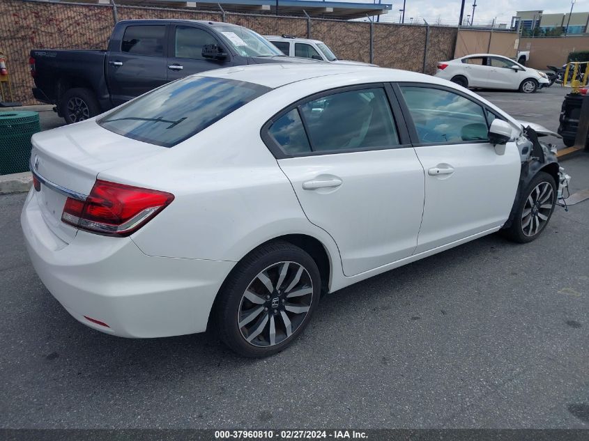 2015 HONDA CIVIC EXL - 19XFB2F94FE258284