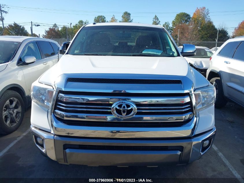 2016 TOYOTA TUNDRA 4WD TRUCK PLATINUM/1794 - 5TFAW5F12GX509539