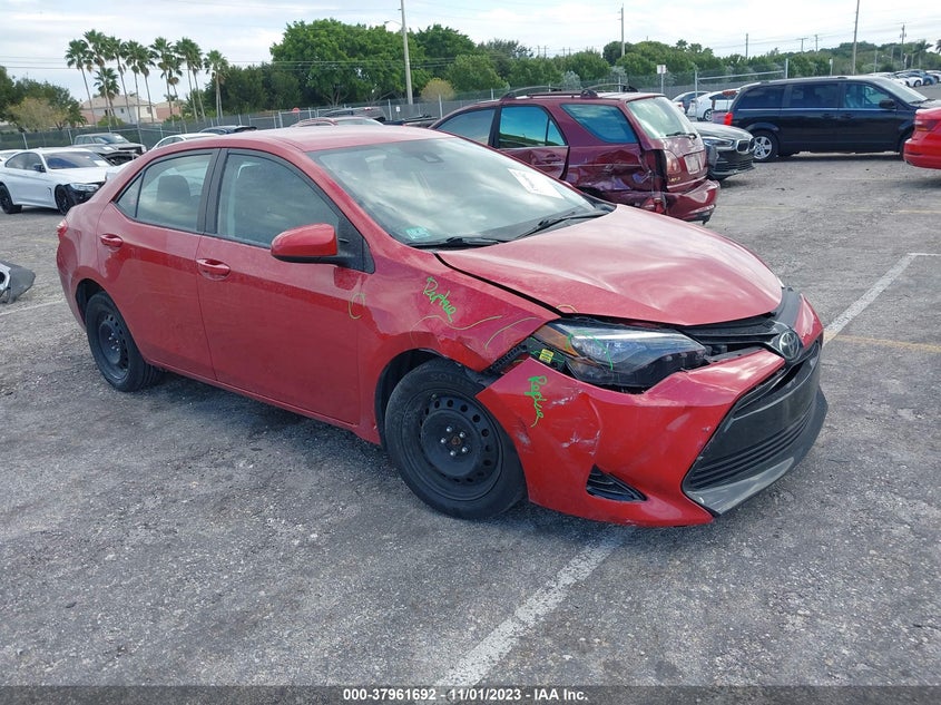VIN 2T1BURHEXHC926523 2017 TOYOTA COROLLA LE
