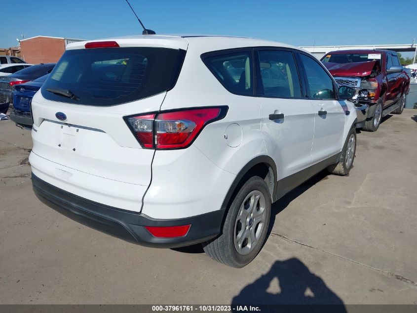 2018 FORD ESCAPE S - 1FMCU0F78JUA54349