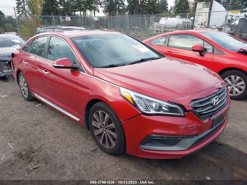 2017 HYUNDAI SONATA SPORT - 5NPE34AF4HH444455