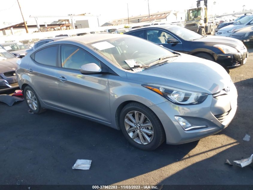 2015 HYUNDAI ELANTRA SE (ULSAN PLANT) - KMHDH4AE7FU254085
