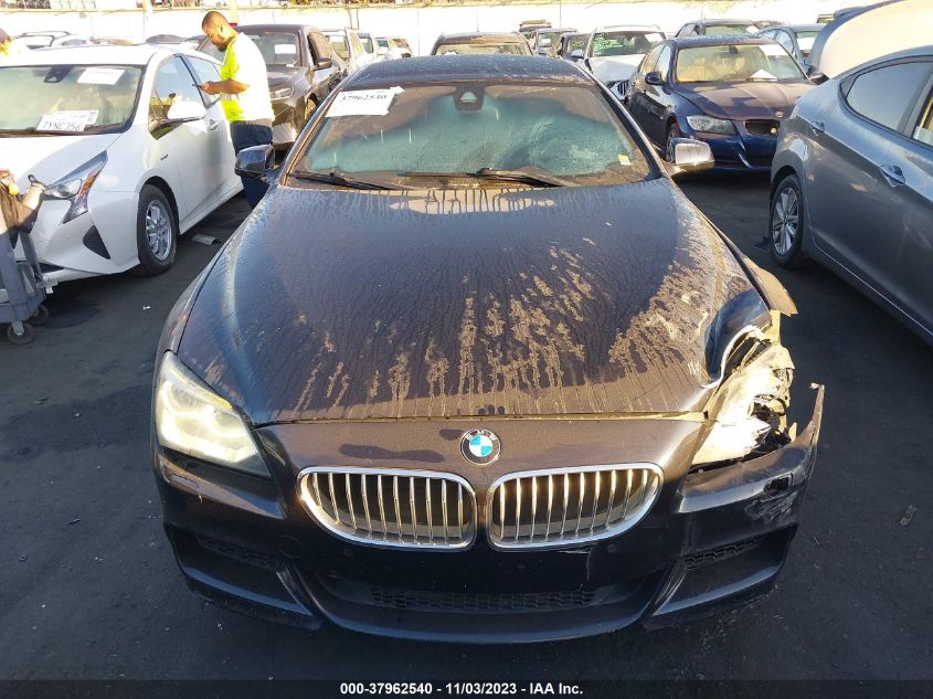 2014 BMW 650I GRAN COUPE - WBA6B2C55ED128822