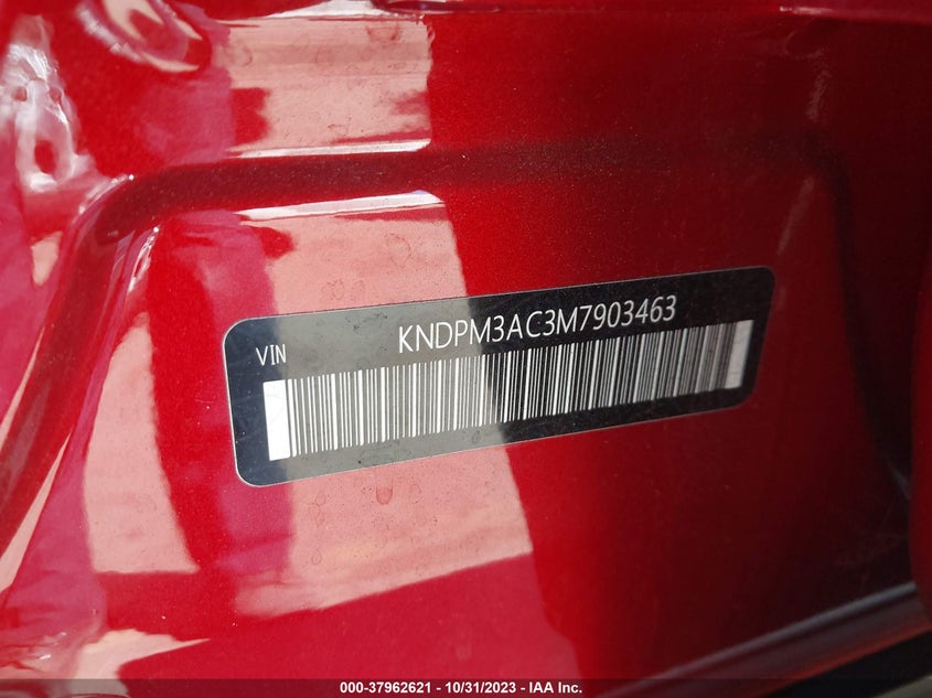 VIN KNDPM3AC3M7903463 2021 KIA SPORTAGE LX