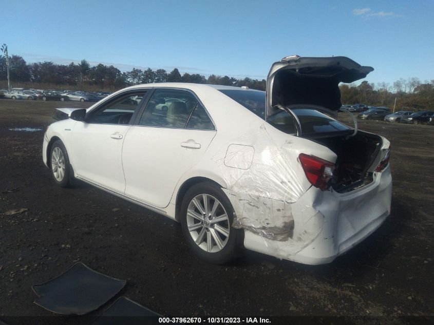 2013 TOYOTA CAMRY HYBRID XLE - 4T1BD1FK6DU084850