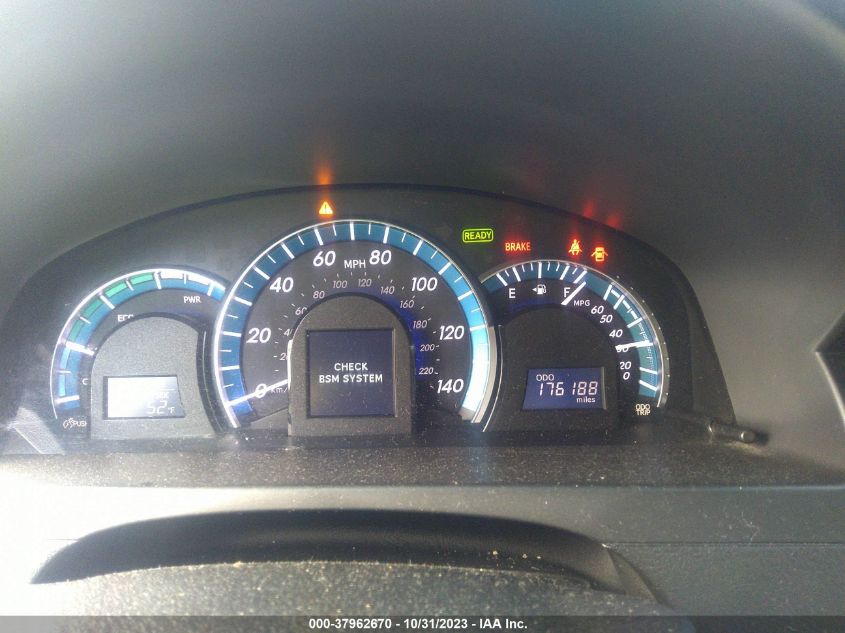 2013 TOYOTA CAMRY HYBRID XLE - 4T1BD1FK6DU084850