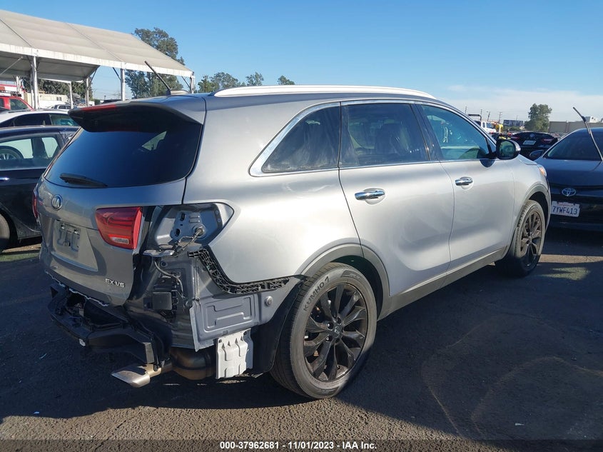 VIN 5XYPH4A53LG659746 2020 KIA SORENTO 3.3L EX