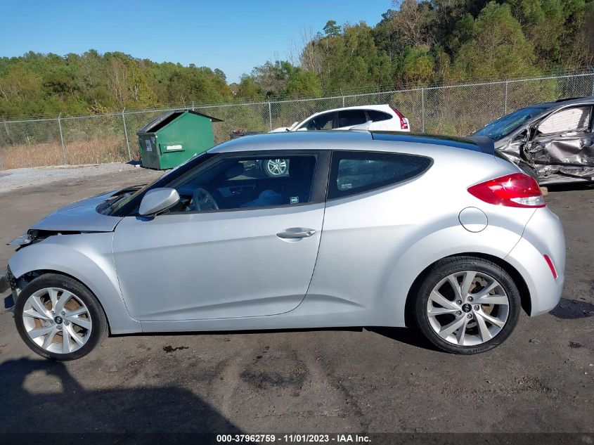 2016 HYUNDAI VELOSTER - KMHTC6AD3GU262554