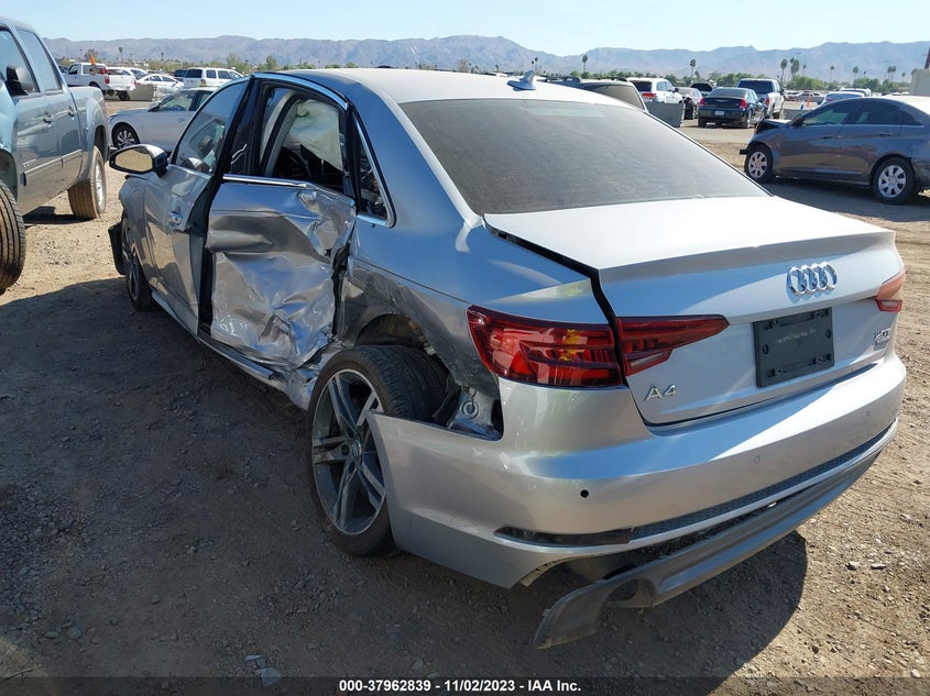 VIN WAUENAF47JA165382 2018 AUDI A4 PREMIUM PLUS