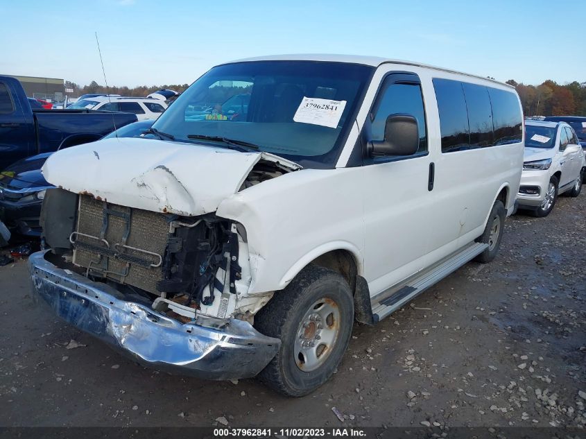 2014 CHEVROLET EXPRESS PASSENGER LT 1GAZGYFG9E1186654