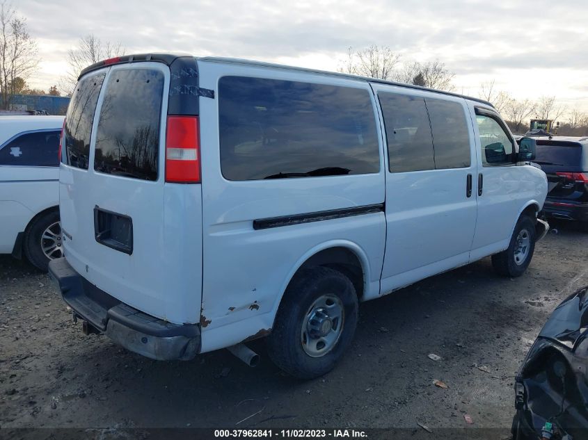 2014 CHEVROLET EXPRESS PASSENGER LT 1GAZGYFG9E1186654