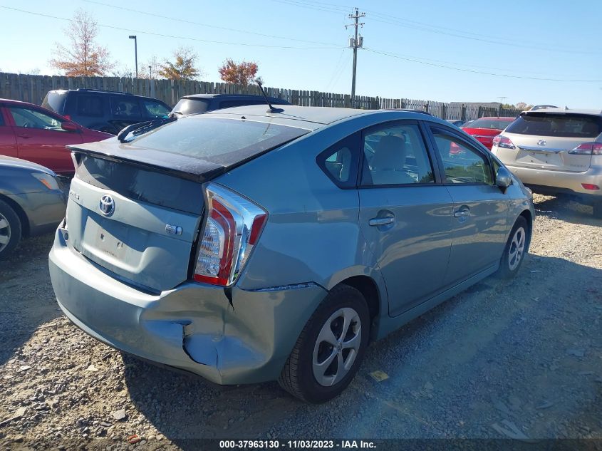 2014 TOYOTA PRIUS FOUR/FIVE/THREE/ONE/TWO - JTDKN3DU8E1858228