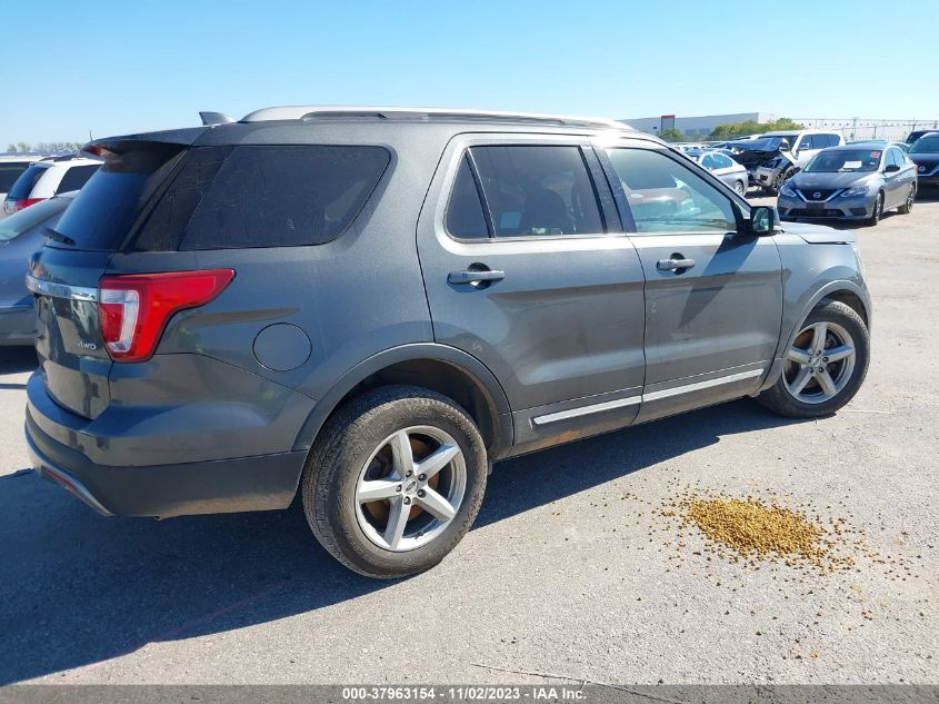 2017 FORD EXPLORER XLT - 1FM5K8D80HGB12004