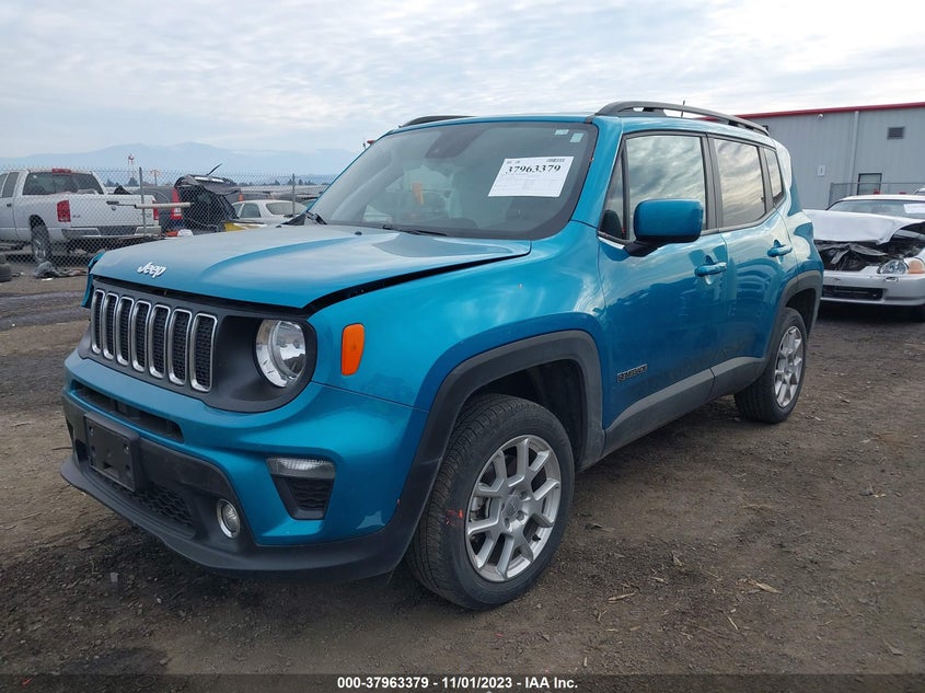 VIN ZACNJDBB0MPN36419 2021 JEEP RENEGADE LATITUDE 4X4