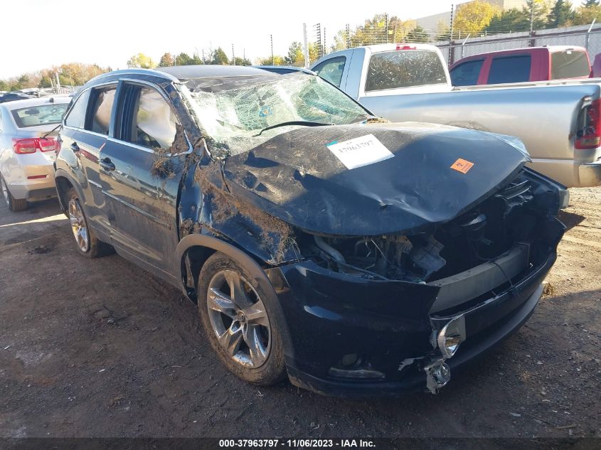 Lot #2536938935 2014 TOYOTA HIGHLANDER LIMITED V6 salvage car