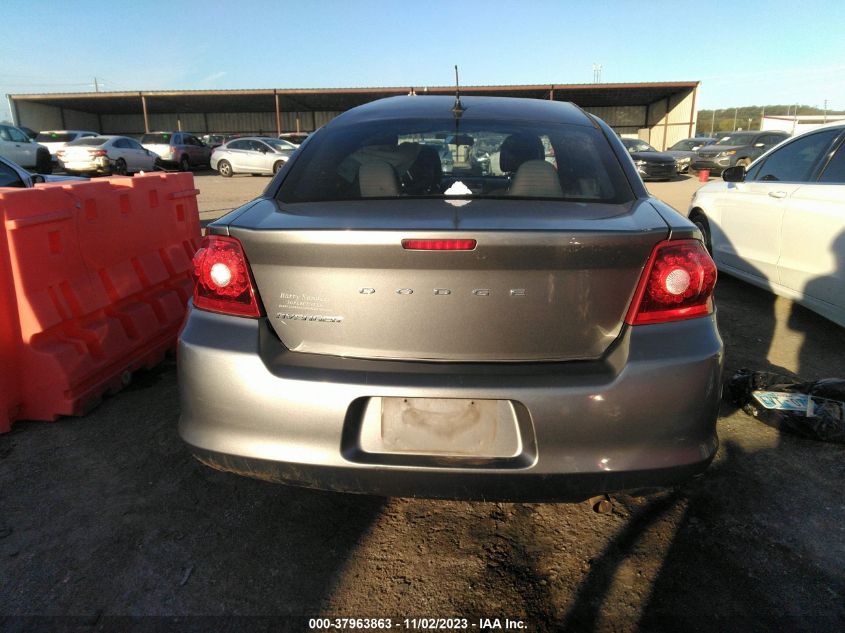 2013 DODGE AVENGER SE - 1C3CDZAB2DN503127