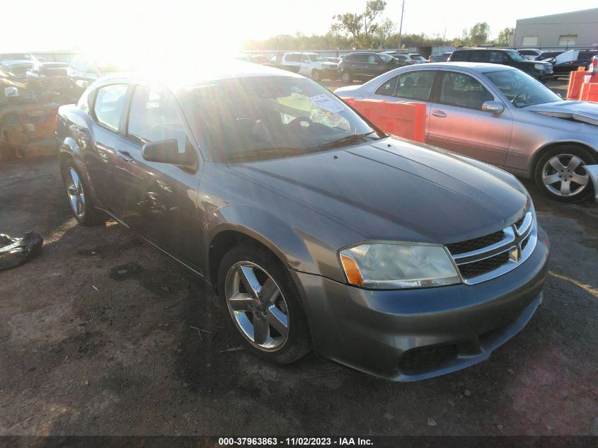 2013 DODGE AVENGER SE - 1C3CDZAB2DN503127