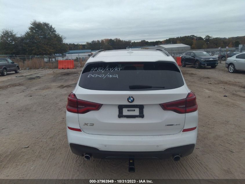 2019 BMW X3 XDRIVE30I - 5UXTR9C55KLP89308