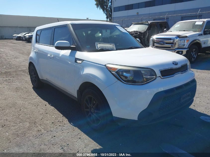 2014 KIA SOUL BASE - KNDJN2A25E7065300