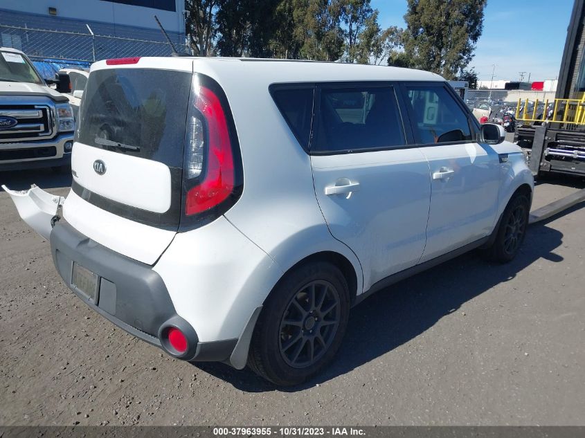 2014 KIA SOUL BASE - KNDJN2A25E7065300