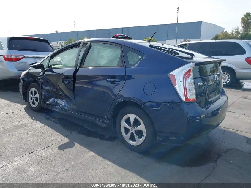 2013 TOYOTA PRIUS ONE/TWO/THREE/FOUR/FIVE - JTDKN3DU2D1720781