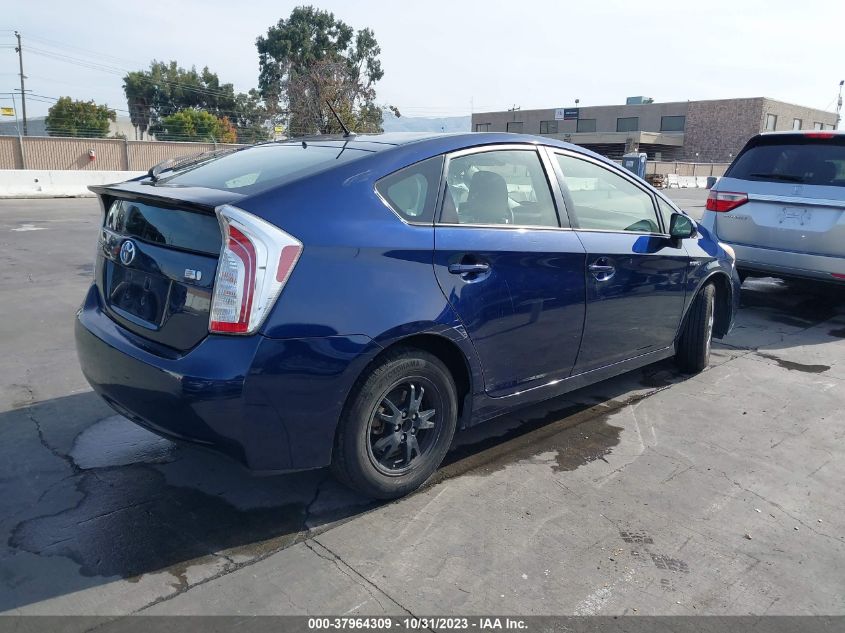 2013 TOYOTA PRIUS ONE/TWO/THREE/FOUR/FIVE - JTDKN3DU2D1720781