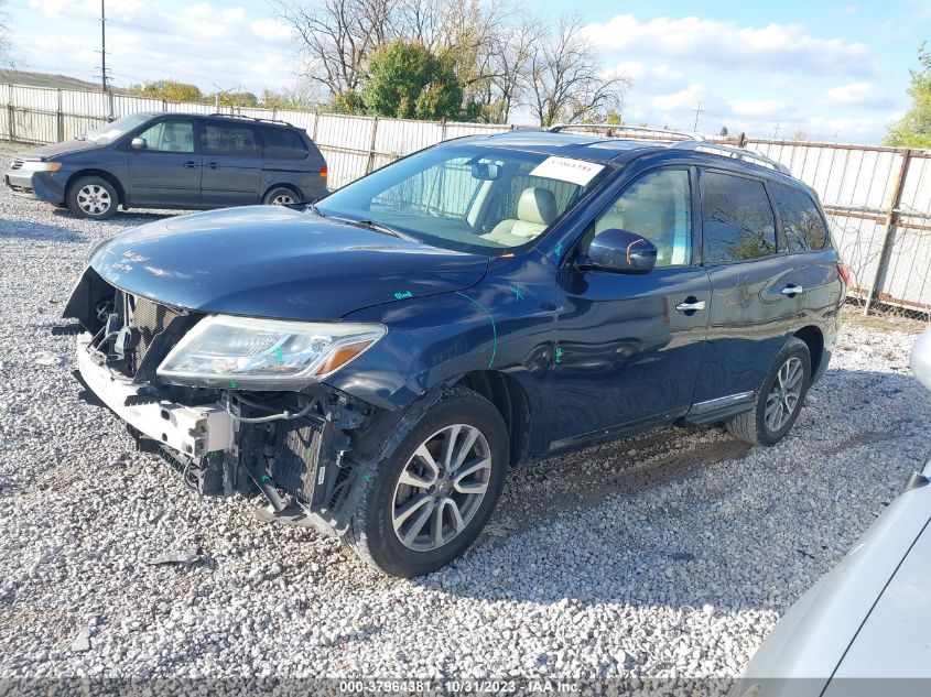 2013 NISSAN PATHFINDER SL - 5N1AR2MN7DC619643