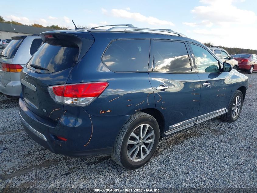 2013 NISSAN PATHFINDER SL - 5N1AR2MN7DC619643