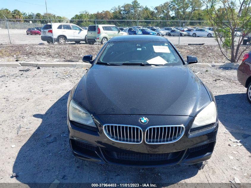 2015 BMW 650I GRAN COUPE 650I WBA6B2C5XFD799162