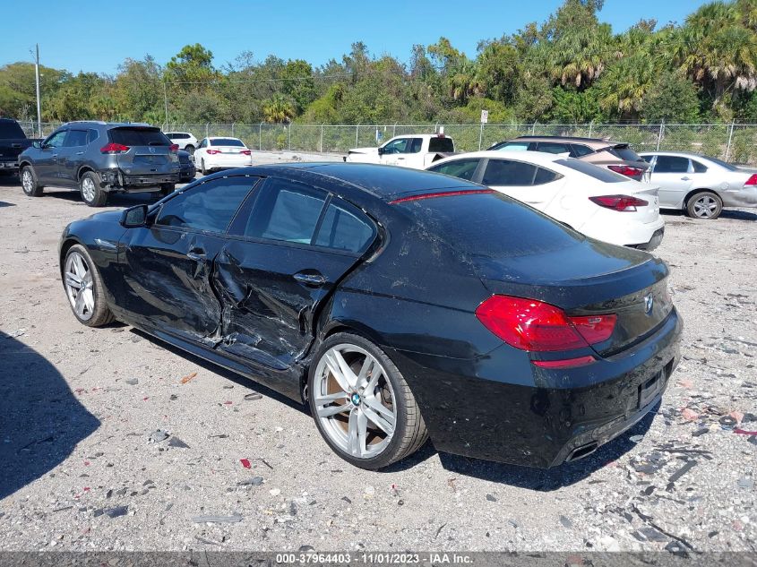 2015 BMW 650I GRAN COUPE 650I WBA6B2C5XFD799162