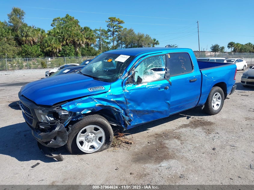 VIN 1C6RREGGXPN654599 2023 RAM 1500 TRADESMAN  4X2 5\7" BOX