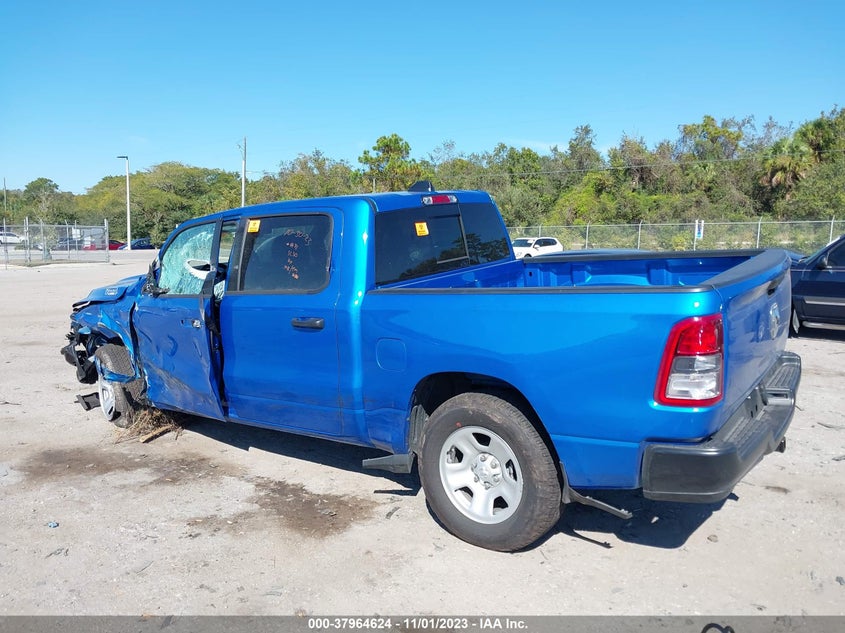 VIN 1C6RREGGXPN654599 2023 RAM 1500 TRADESMAN  4X2 5\7" BOX