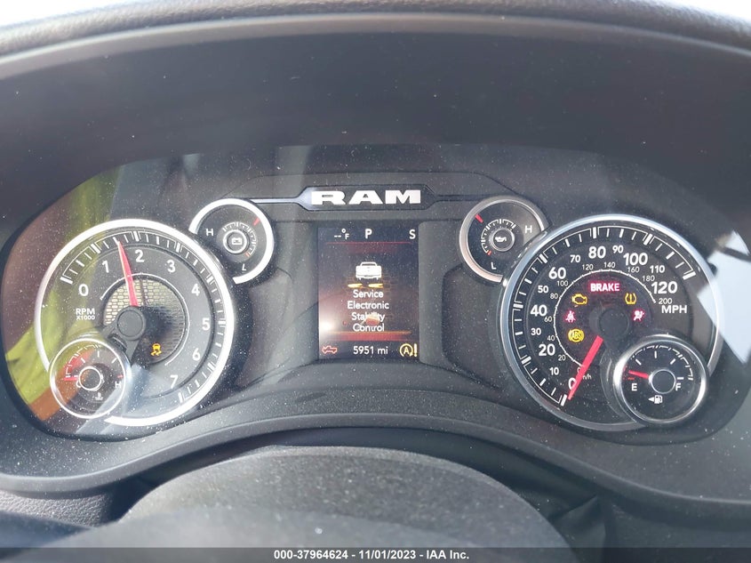 VIN 1C6RREGGXPN654599 2023 RAM 1500 TRADESMAN  4X2 5\7" BOX