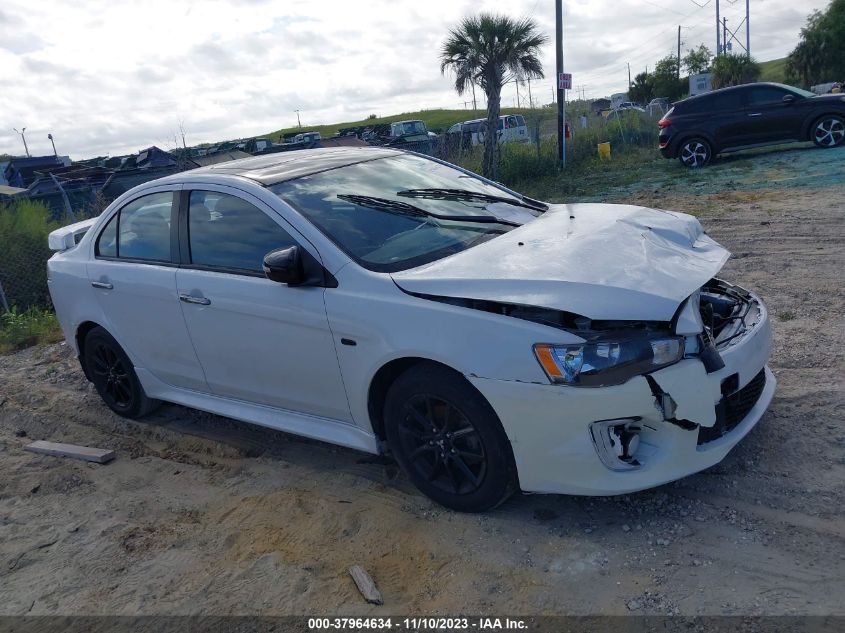 Lot #2525407605 2017 MITSUBISHI LANCER LE salvage car