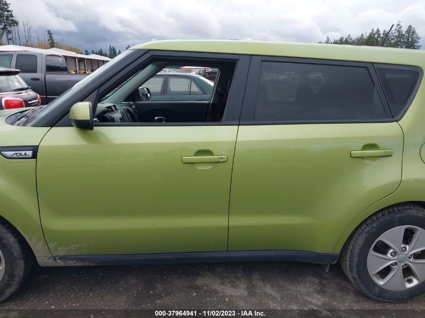 2016 KIA SOUL BASE - KNDJN2A26G7866935