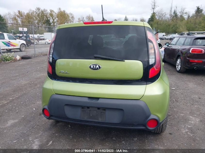 2016 KIA SOUL BASE - KNDJN2A26G7866935
