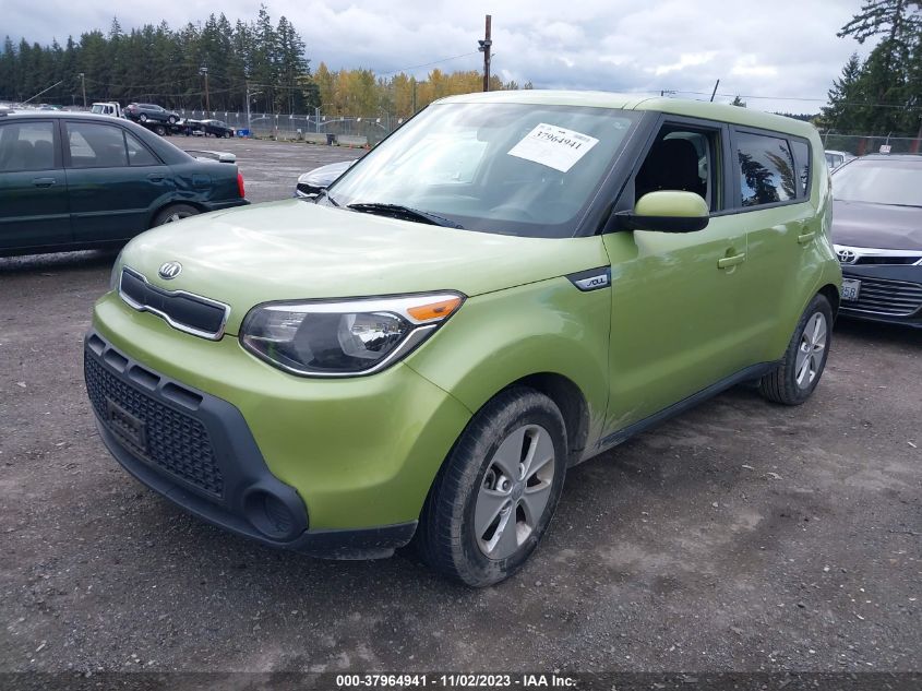 2016 KIA SOUL BASE - KNDJN2A26G7866935