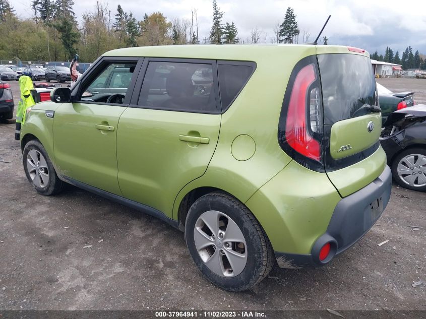 2016 KIA SOUL BASE - KNDJN2A26G7866935