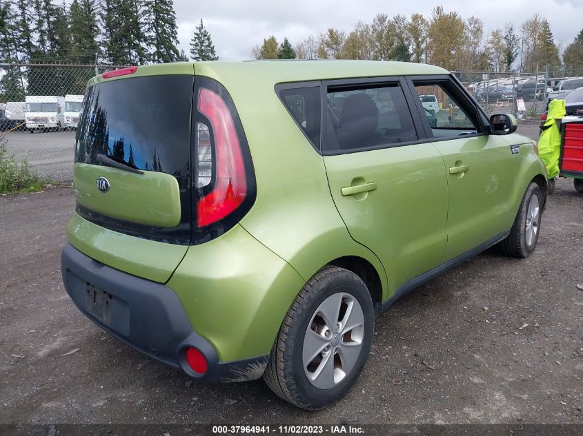 2016 KIA SOUL BASE - KNDJN2A26G7866935