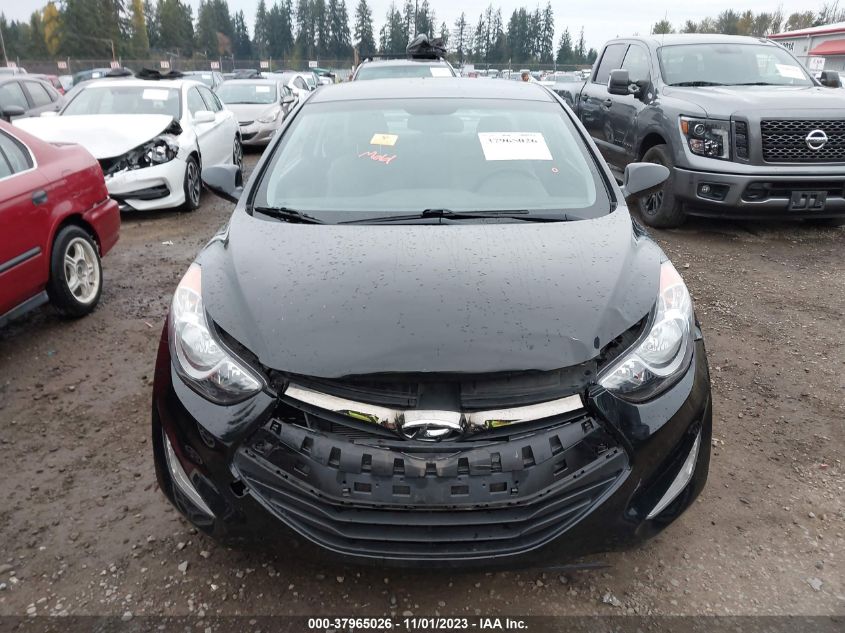 2013 HYUNDAI ELANTRA GS - KMHDH6AE9DU019874