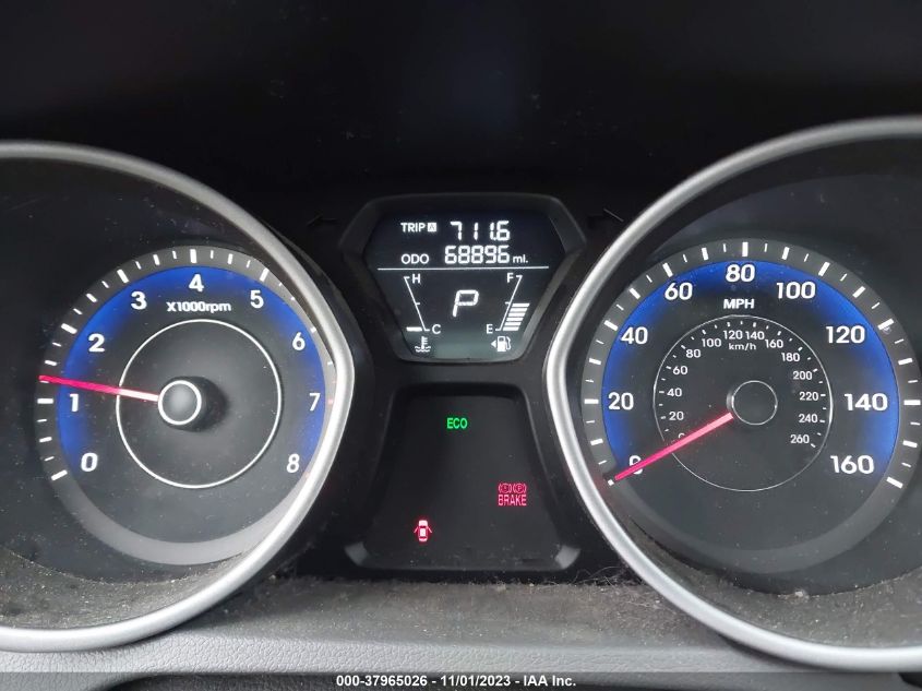 2013 HYUNDAI ELANTRA GS - KMHDH6AE9DU019874