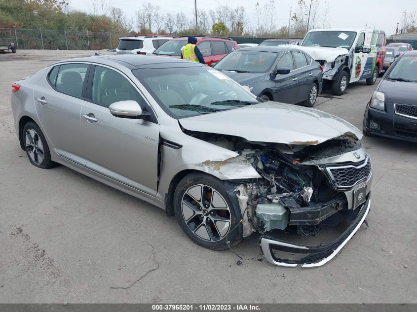 2013 KIA OPTIMA HYBRID EX - KNAGM4ADXD5039891
