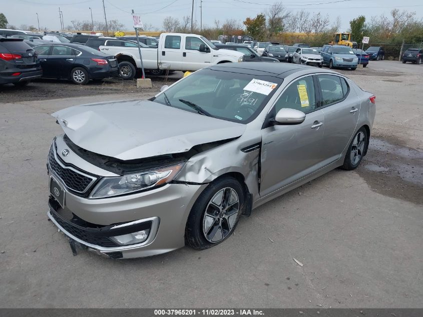2013 KIA OPTIMA HYBRID EX - KNAGM4ADXD5039891