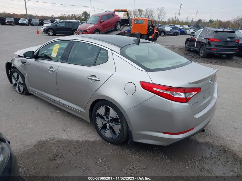 2013 KIA OPTIMA HYBRID EX - KNAGM4ADXD5039891
