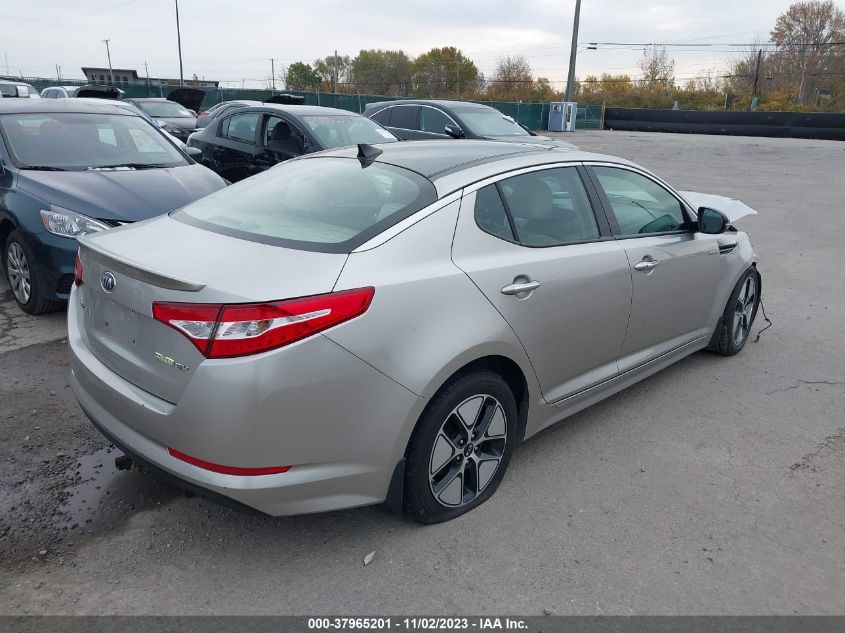 2013 KIA OPTIMA HYBRID EX - KNAGM4ADXD5039891
